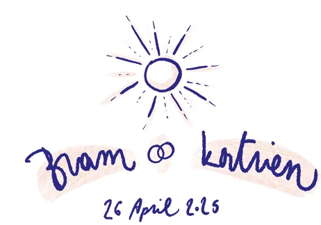 bram en katrien trouwen 26 april 2025